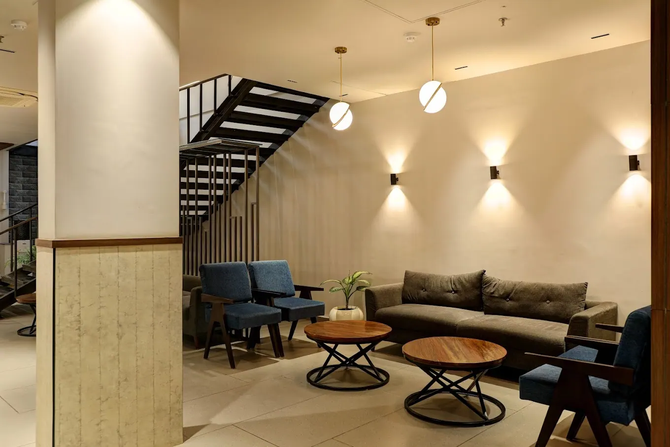 Patient lounge at MedHarbour Hospital, Gurugram