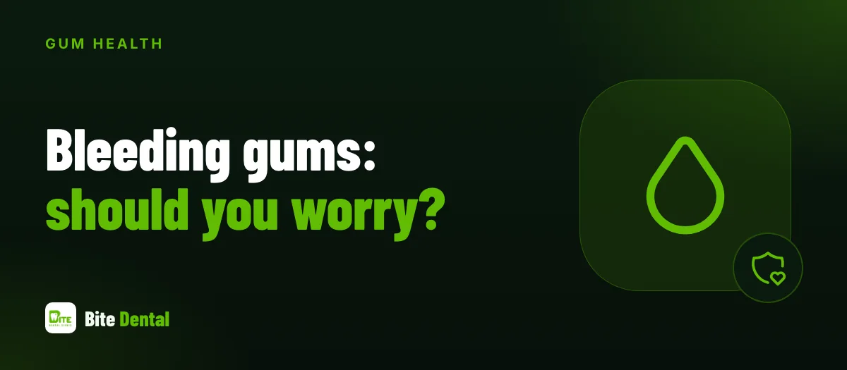 Illustration comparing healthy gums with inflamed gums