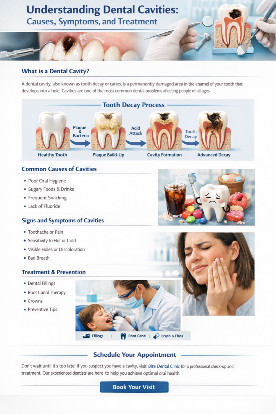 Understanding Cavities: Causes, Prevention & Treatment